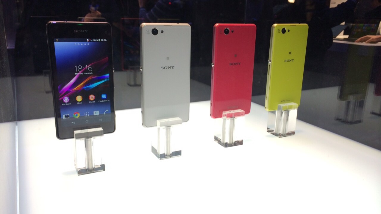 Sony unveils its Xperia Z1 Compact and Z1S Android smartphones