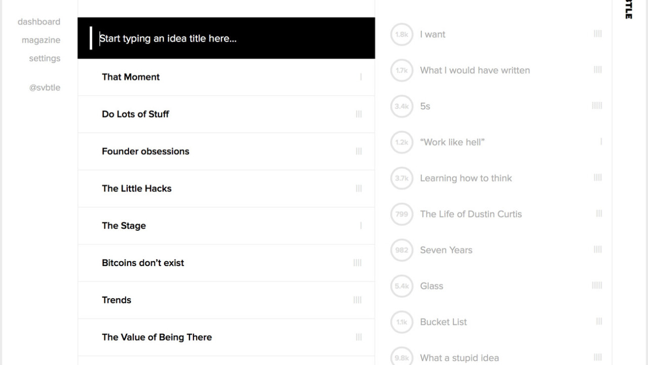 Svbtle’s blogging platform is now officially open to anyone