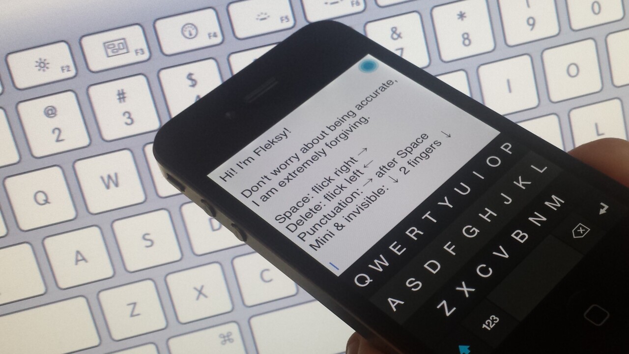 Fleksy opens its alternative keyboard to all iOS developers