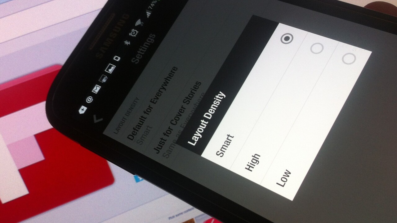 Flipboard brings Layout Density controls to Android, now YOU decide how many articles appear on each page