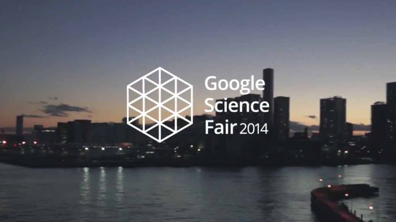 Google Science Fair 2014 kicks off to find bright young scientists with ideas to change the world
