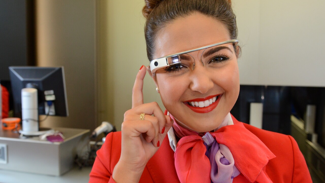 Google Glass worn by Virgin Atlantic staff to assist passengers at London’s Heathrow airport