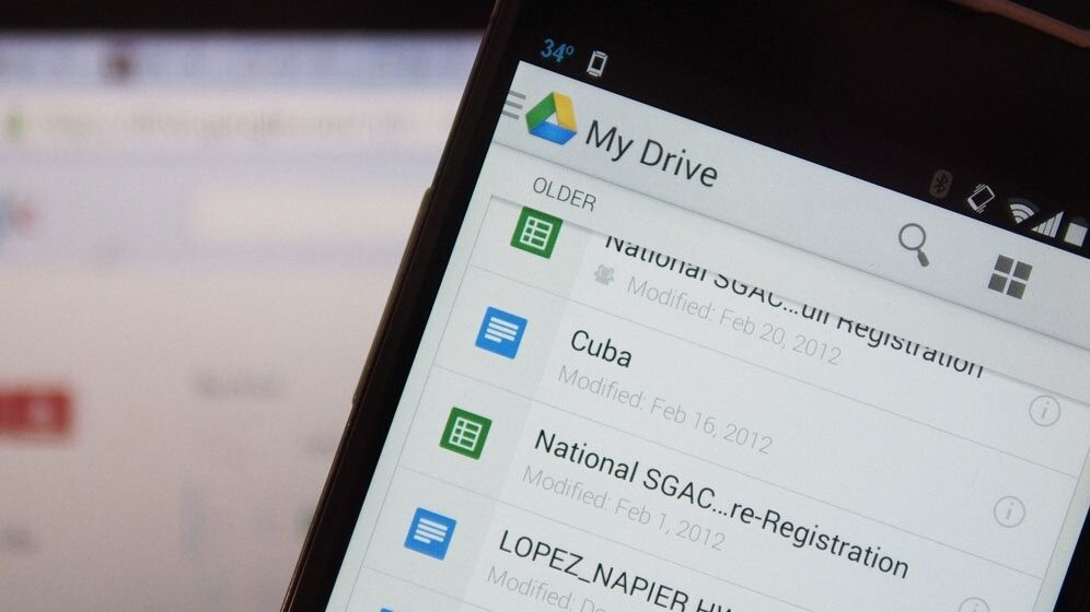 Google Drive for Android gets Material Design and updated search, sharing and PDF tools