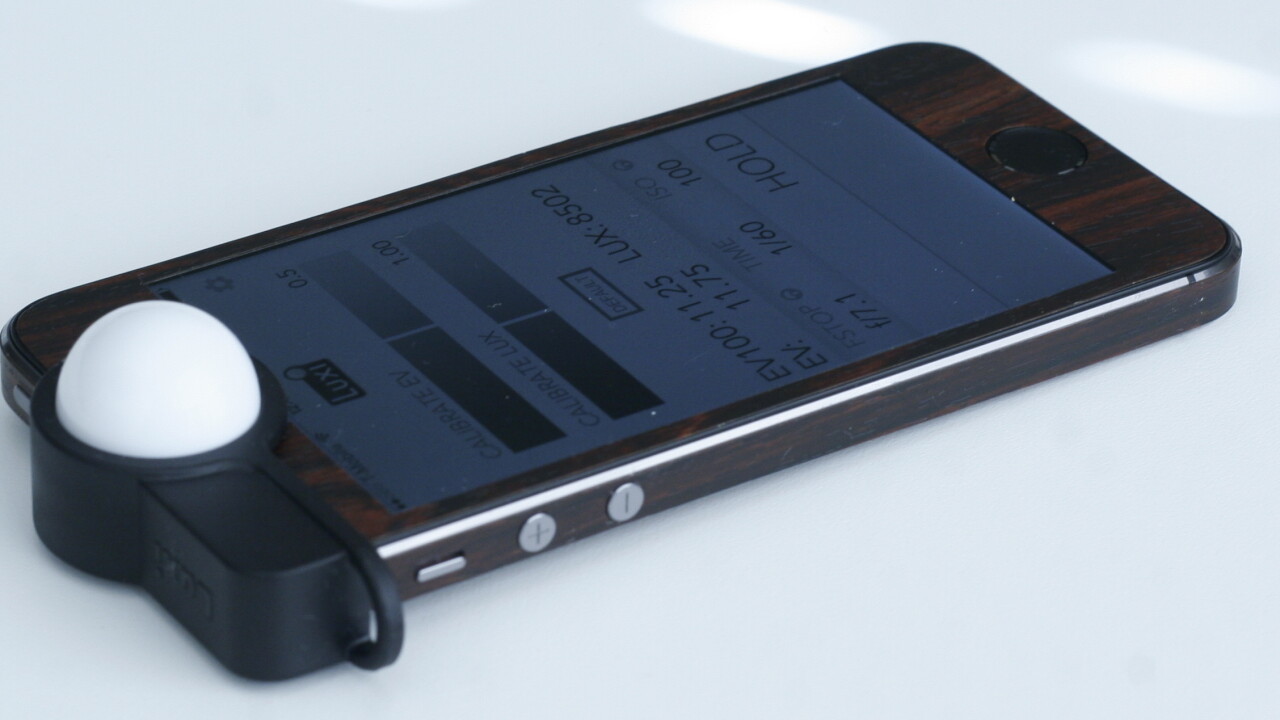 Luxi turns your iPhone into an incident light meter