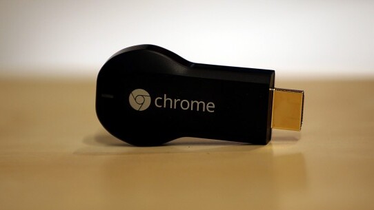 Google Chromecast listed on PC World and Currys for £30, pointing to imminent UK launch