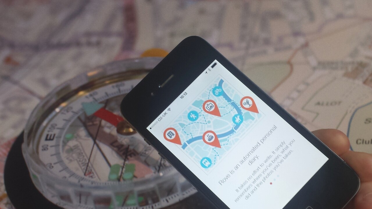 Rove’s stylish location-based diary app now lets you save specific memories from your lifelog