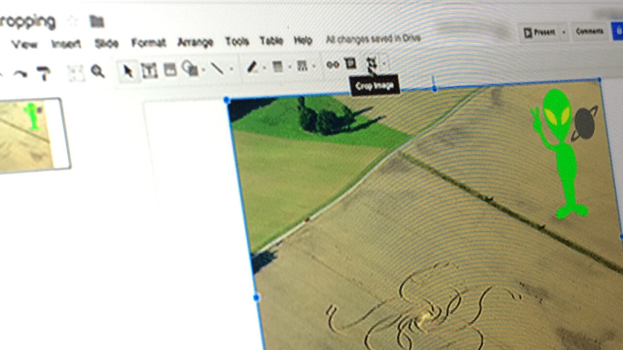 Google Slides and Drawings now have basic image-editing tools built in