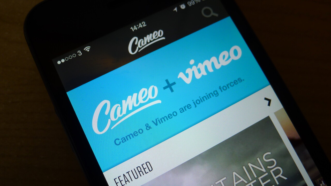 Vimeo acquires Cameo, a video recording, editing and sharing app for iPhone