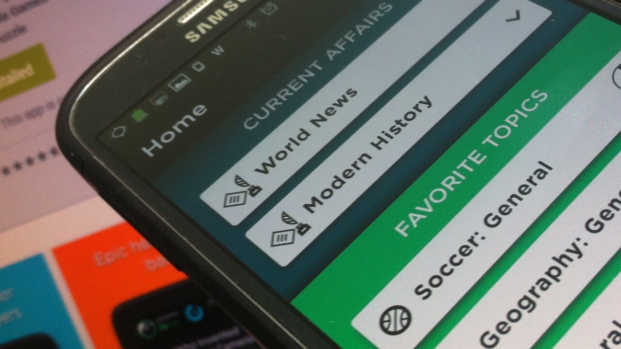 QuizUp’s social trivia app for Android blasts through one million downloads in just one week