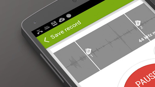 Recordense for Android is a stylish recorder for annotating audio with notes