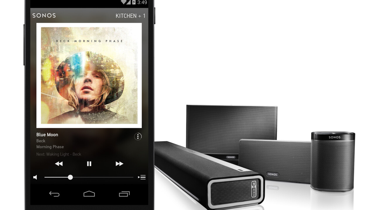 Sonos adds support for Google Play Music with direct playback from Google’s Android app