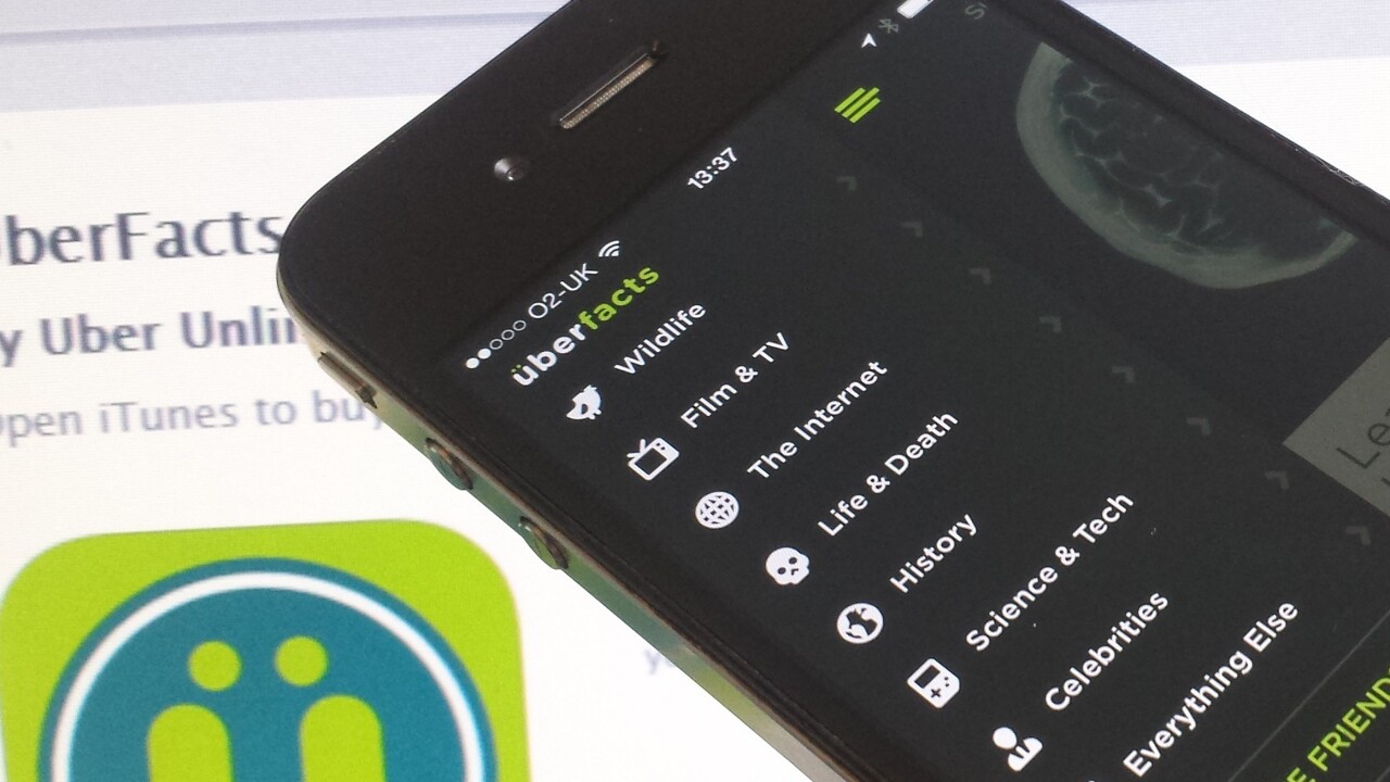 6.5m Twitter followers later, UberFacts takes its fascinating factoids to iPhone with a new app