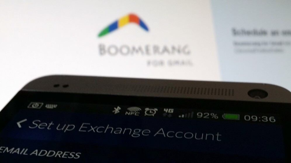 Boomerang for Android adds support for Microsoft Exchange accounts