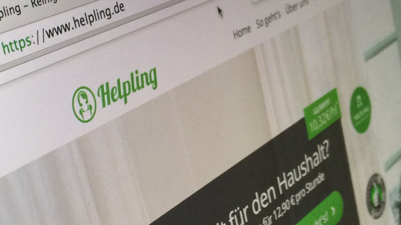 Rocket Internet’s Helpling gets a mobile app to let you book cleaners in Europe on the go