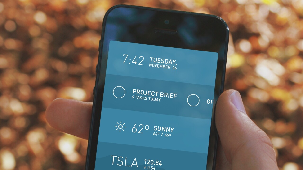 Morning for iPhone gives you all the need-to-knows to start your day