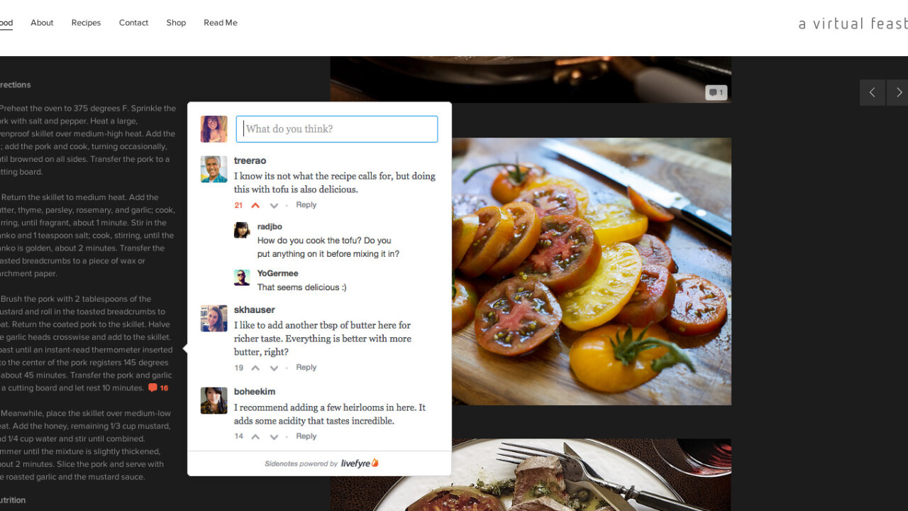 Livefyre releases Sidenotes, an annotation feature with in-line comments