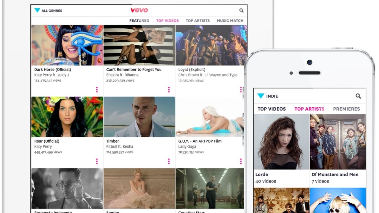 Vevo launches a completely redesigned iOS app, emphasizing discovery and playlists