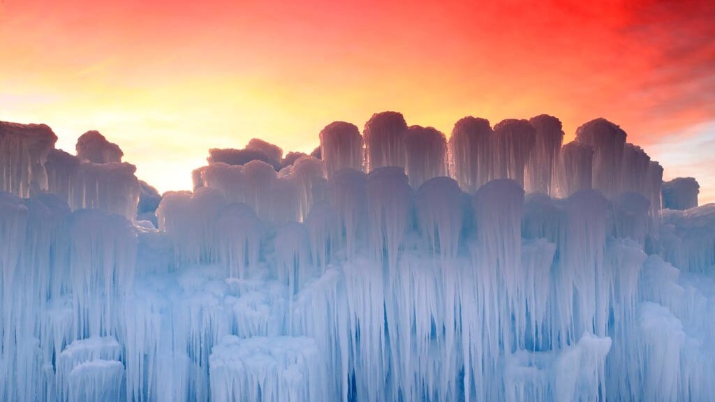 Journey through the colossal ice castles of the American Southwest