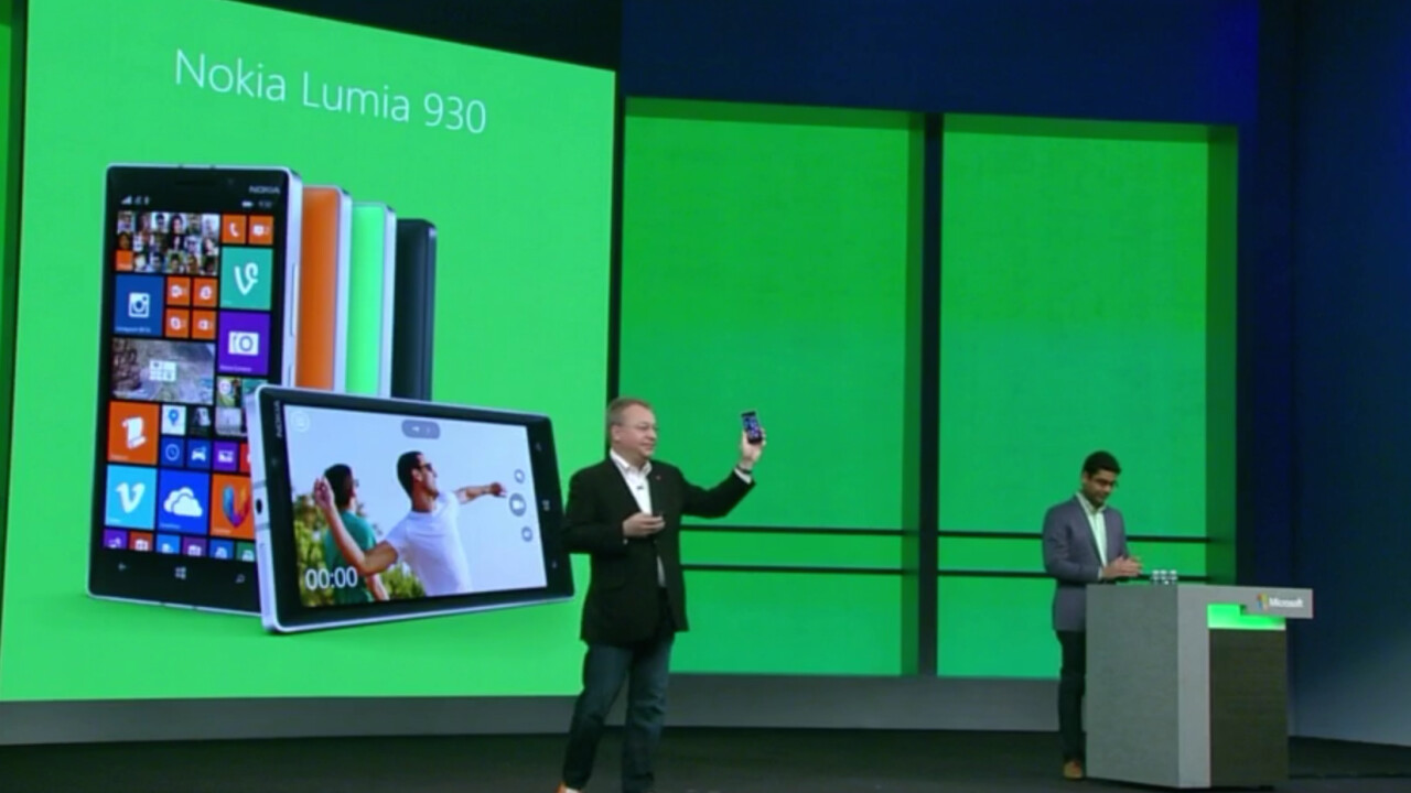 Nokia announces the $599 Lumia 930 smartphone: 5-inch display, wireless charging and 20MP camera