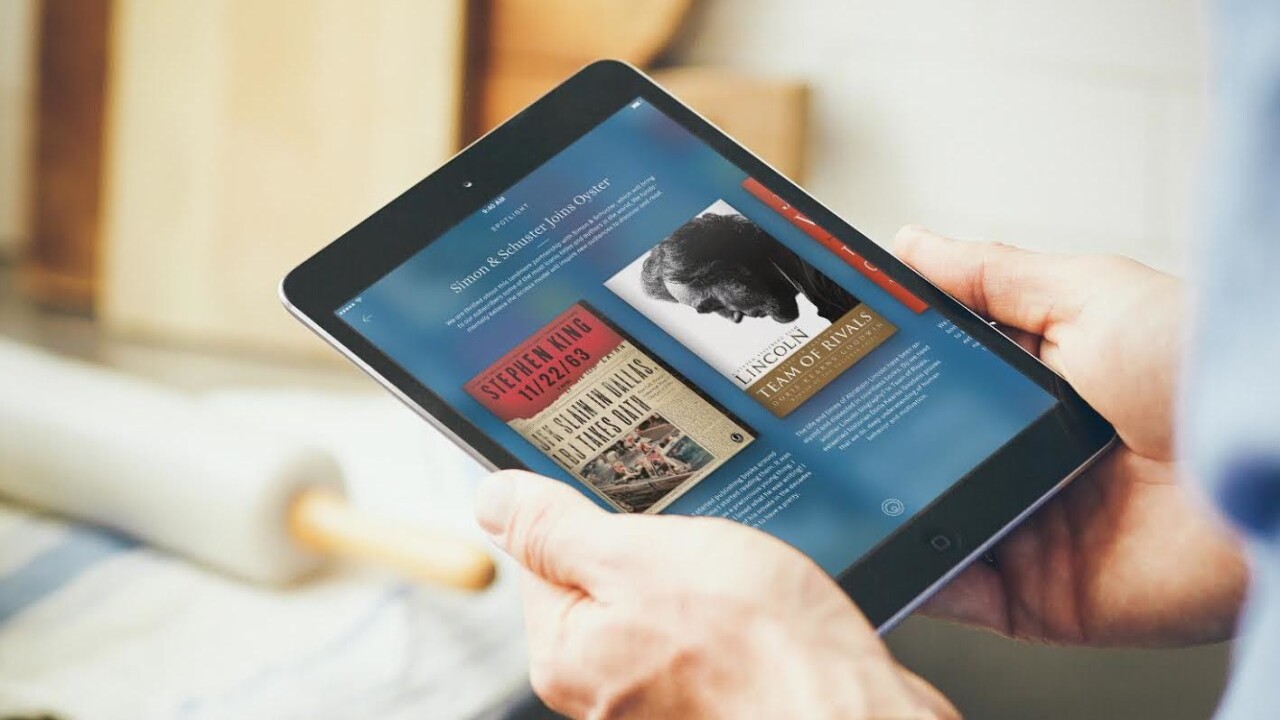 Subscription ebook service Oyster adds Simon & Schuster, its second ‘Big 5’ publisher