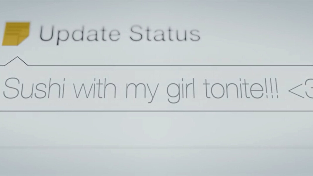 This video is depressing, but reminds us that Facebook statuses can be lies