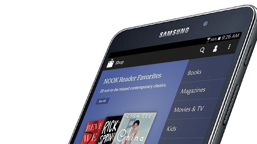 Samsung and Barnes & Noble partner to launch a Galaxy Tab 4 Nook tablet