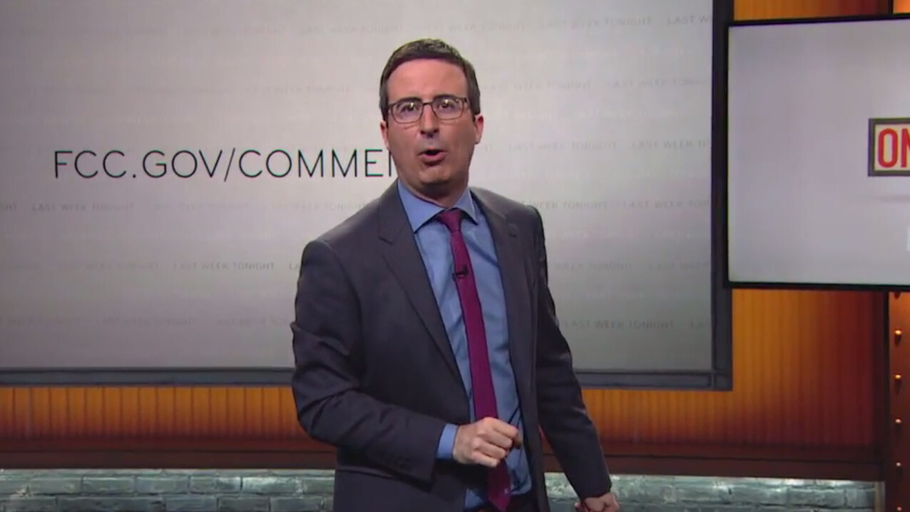 John Oliver’s hilarious plea for trolls to defend net neutrality overloads the FCC’s comment system