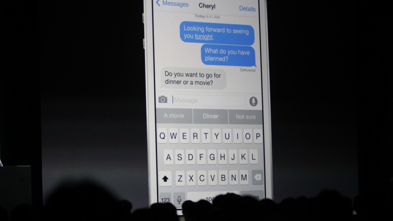 Apple revamps its iOS keyboard with contextual ‘QuickType’ predictive texting