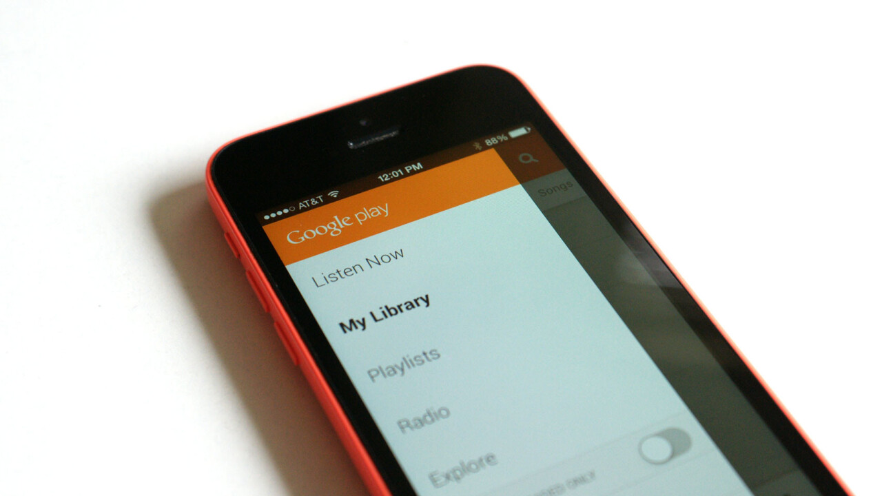 Google Play Music app for iOS gets gapless playback and can download subscribed playlists