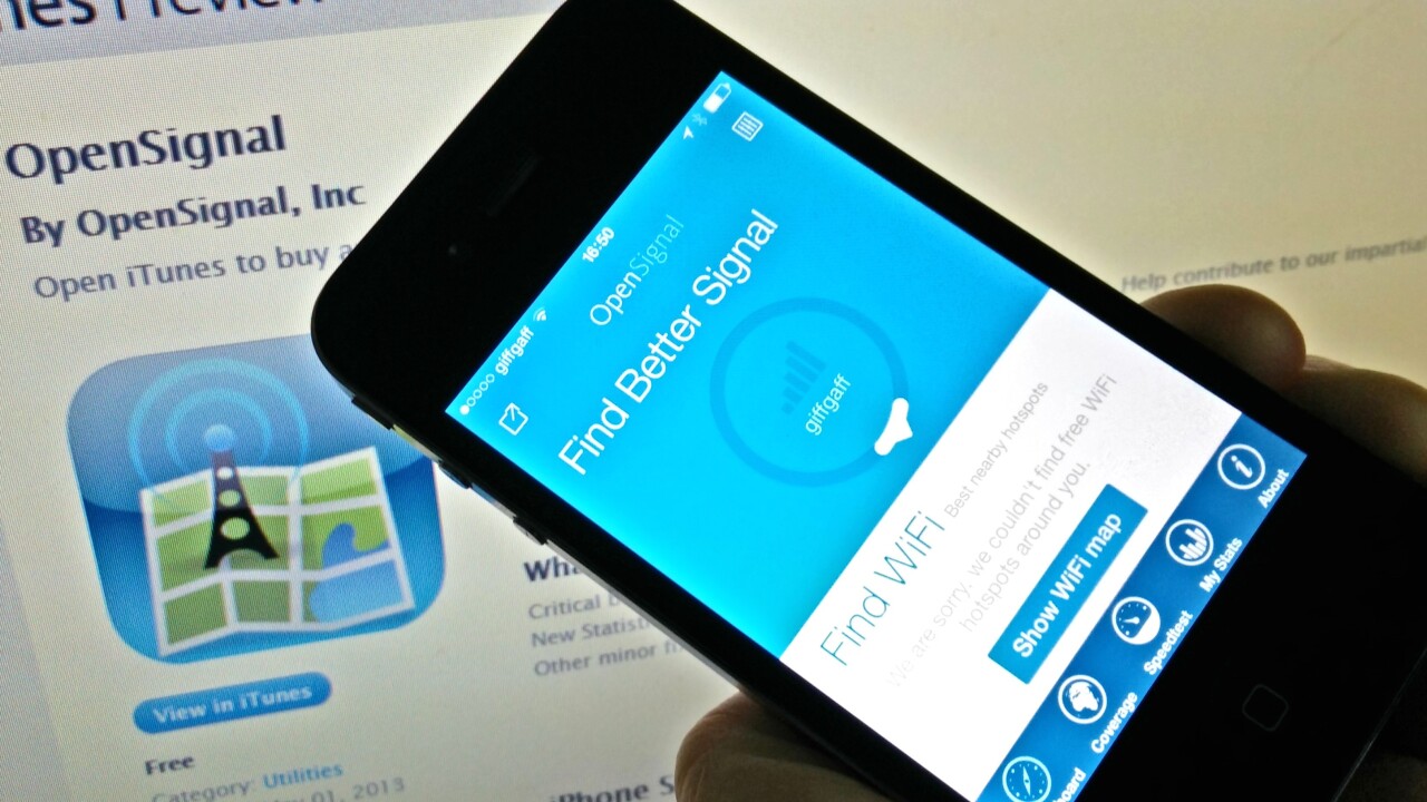 OpenSignal’s crowdsourced cellular coverage app for iPhone just got way more useful