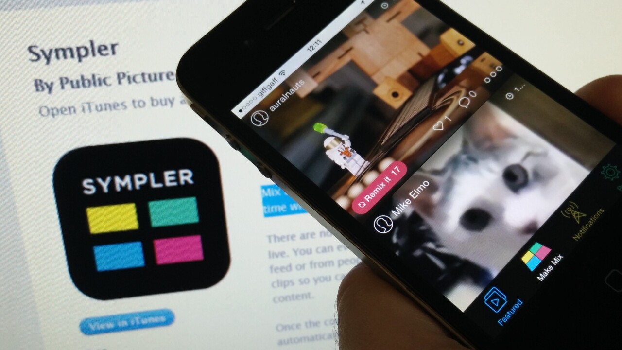 With Sympler for iPhone, creating music-video mashups couldn’t be simpler