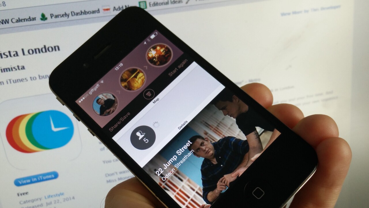 Looking for things to do in London? Timista’s smart planner for iPhone has you sorted