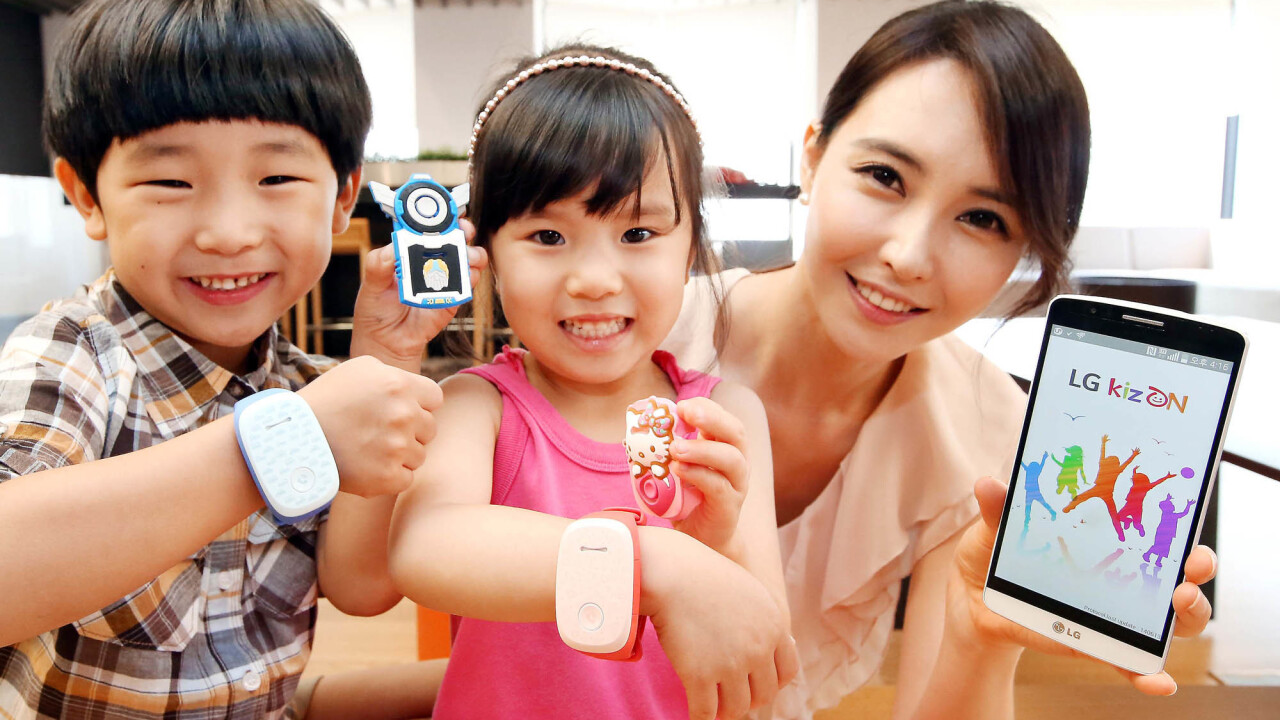 LG’s new KizON wristband is a wearable for kids that lets parents track their location