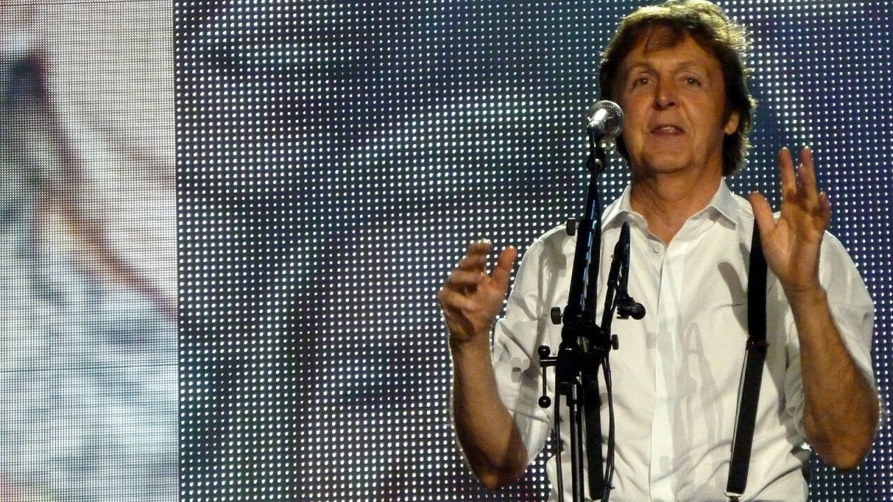 Paul McCartney relaunches five of his classic albums as iPad apps