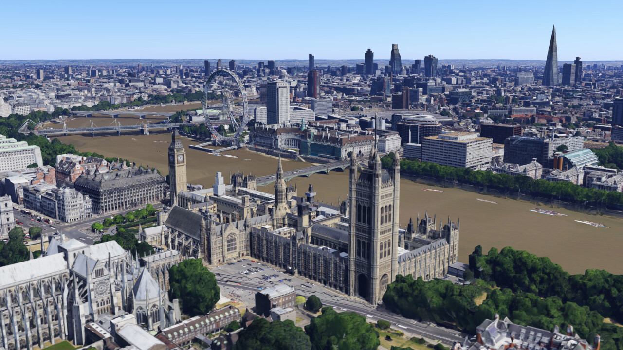 Google Maps and Google Earth now offer detailed 3D imagery of London