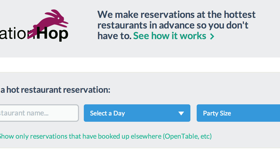 This restaurant reservation startup is all kinds of sleazy