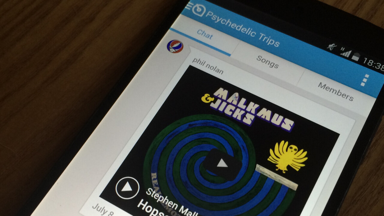 Soundwave evolves into a group messaging app for music lovers
