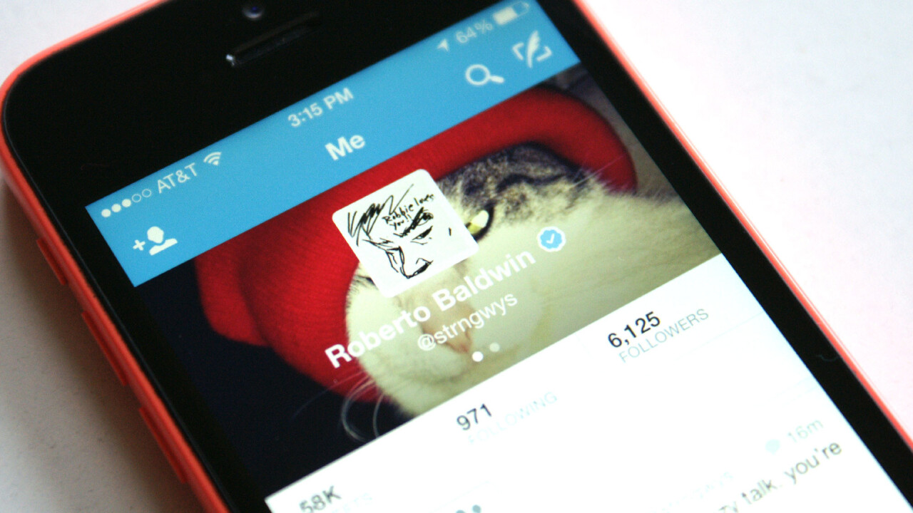 Twitter for mobile now alerts verified accounts when they follow each other because they’re ever so special