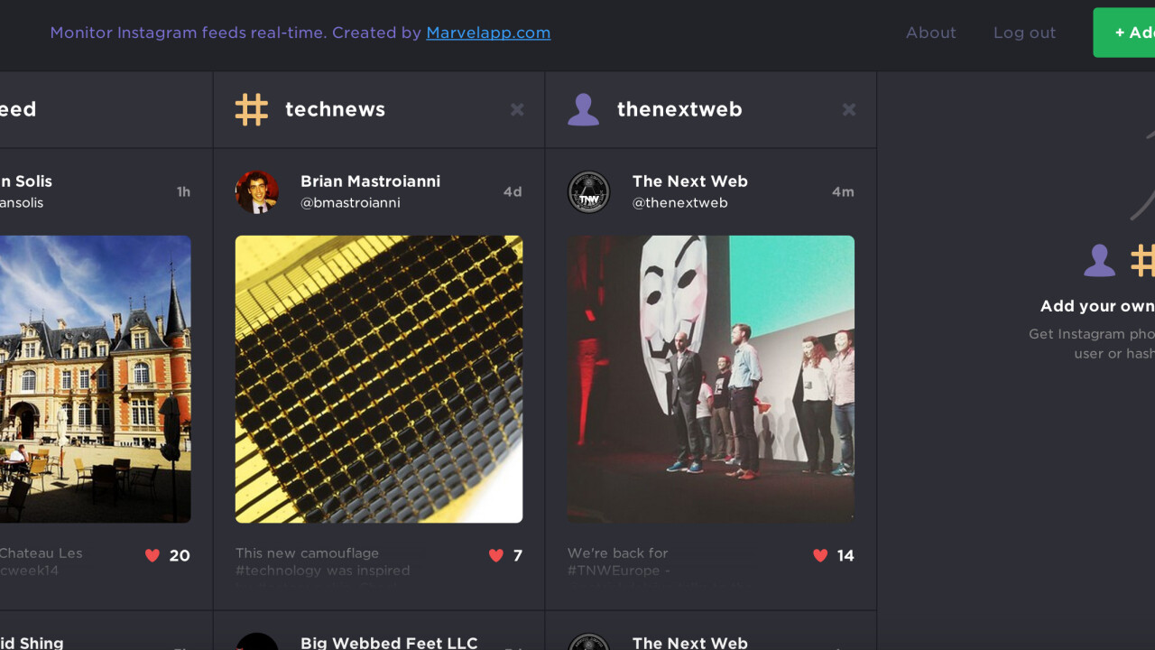 Picdeck is TweetDeck for Instagram