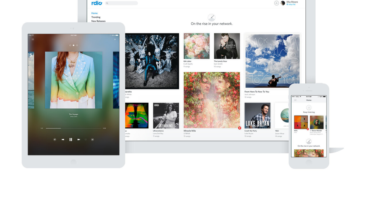 Rdio adds new sharing features and Songkick tour info integration