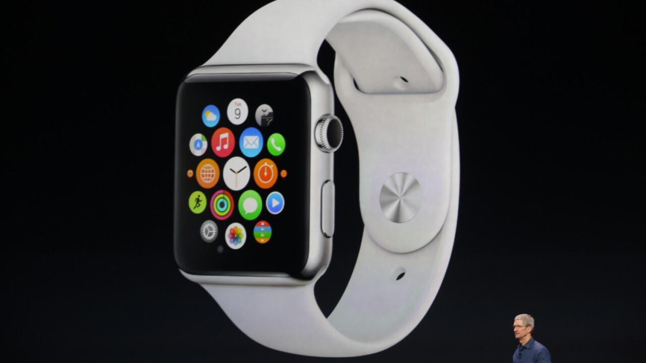 Here it is: The Apple Watch