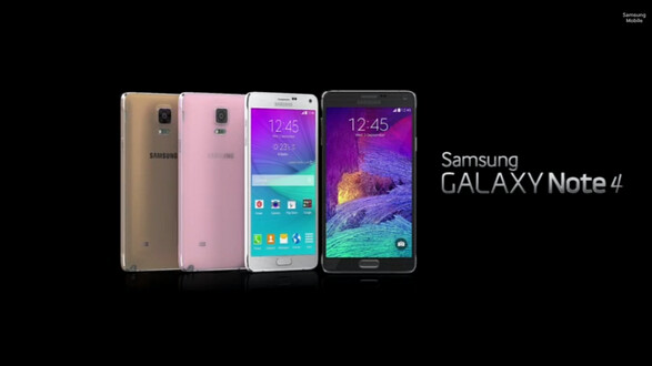 Samsung announces the Super AMOLED Galaxy Note 4 and Note Edge with curved screen