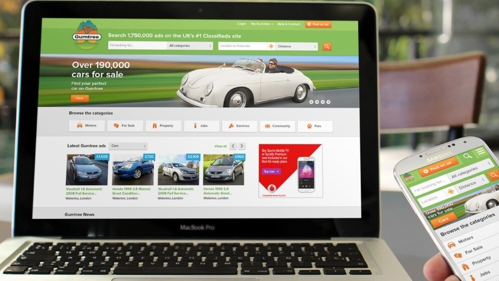 eBay-owned Gumtree rebuilds its classifieds platform around mobile, launches new iPad app