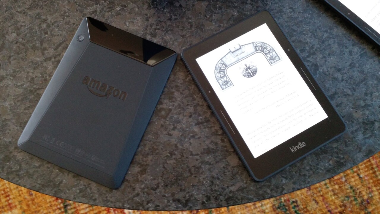 Amazon unveils the $199 Kindle Voyage, a premium e-reader with haptic page-turning