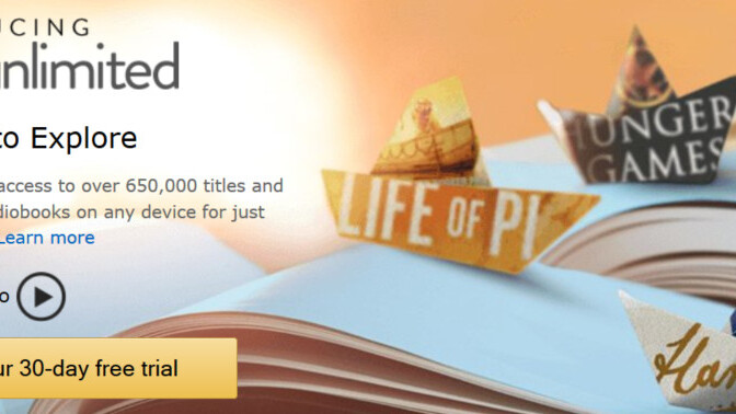 Amazon brings Kindle Unlimited to the UK, an all-you-can-eat book subscription service for £7.99 a month