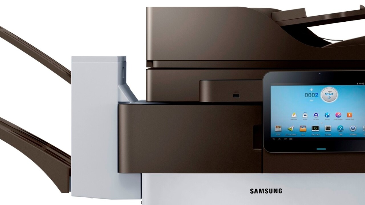 Samsung launches Android-powered printers, with a 10.1″ screen that connects you directly to the Web