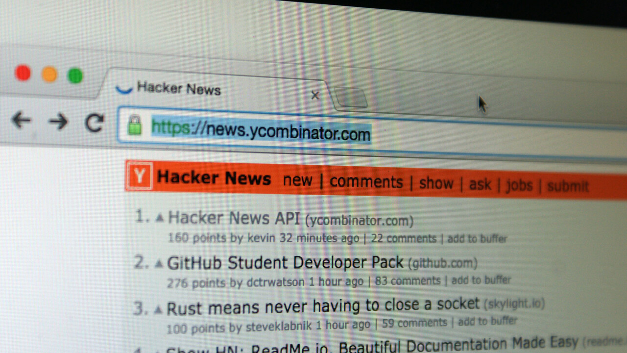 Hacker News launches API with near real-time access to site’s data