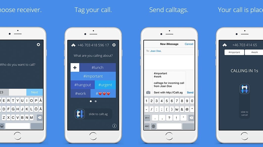Calltag lets contacts know why you’re calling them before dialing
