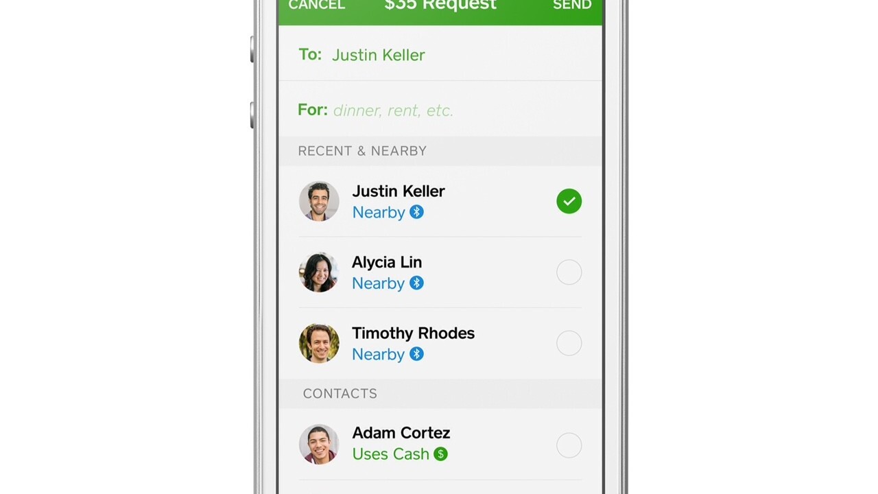 Square Cash for iOS now lets you pay nearby friends using Bluetooth Low Energy