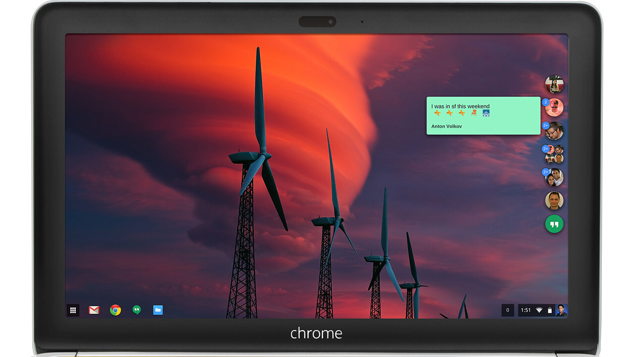 Google launches dedicated Hangouts app for Chrome OS and Windows